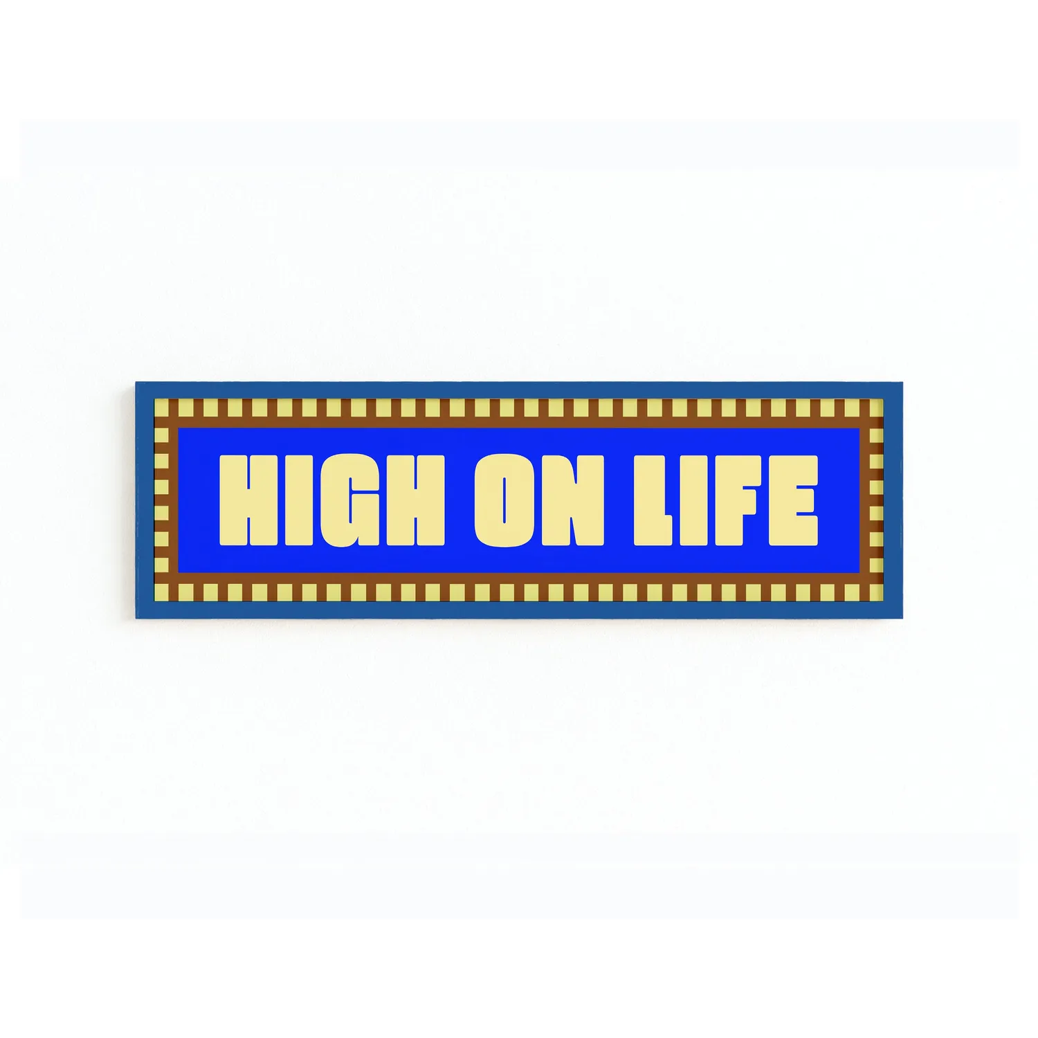 Maddison Ball High On Life tirage panoramique encadré 60x12 cm