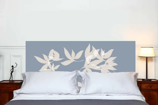 Mademoiselle Tiss Tourbillon tête de lit tissu imprimé