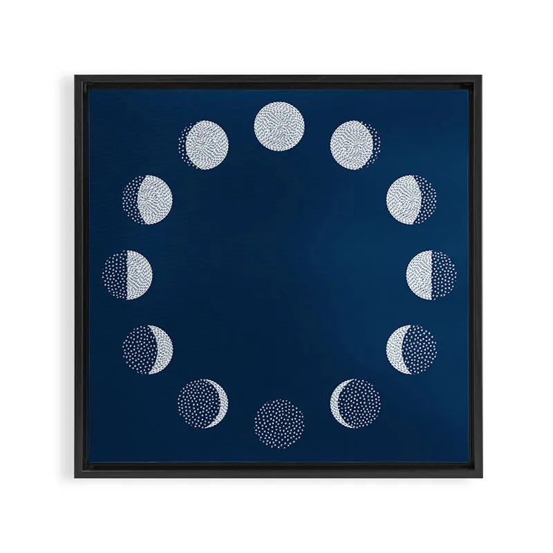 Society6 Moon Phases toile encadrée