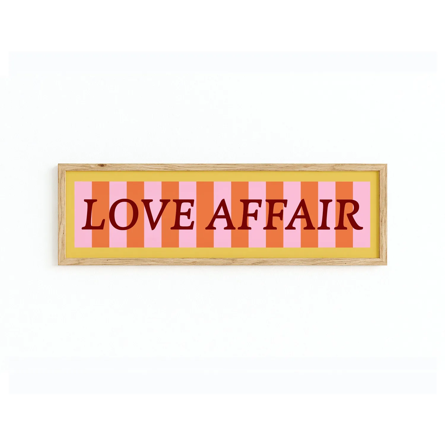 Maddison Ball Love Affair affiche panoramique 60 x 12 cm