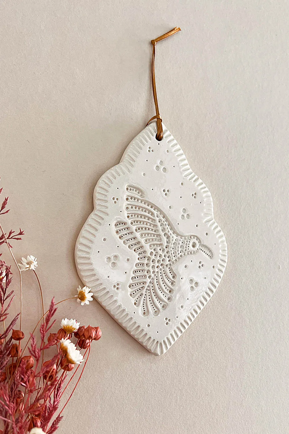 Biankaléone Talisman Colibri talisman mural 10x14 cm encadré