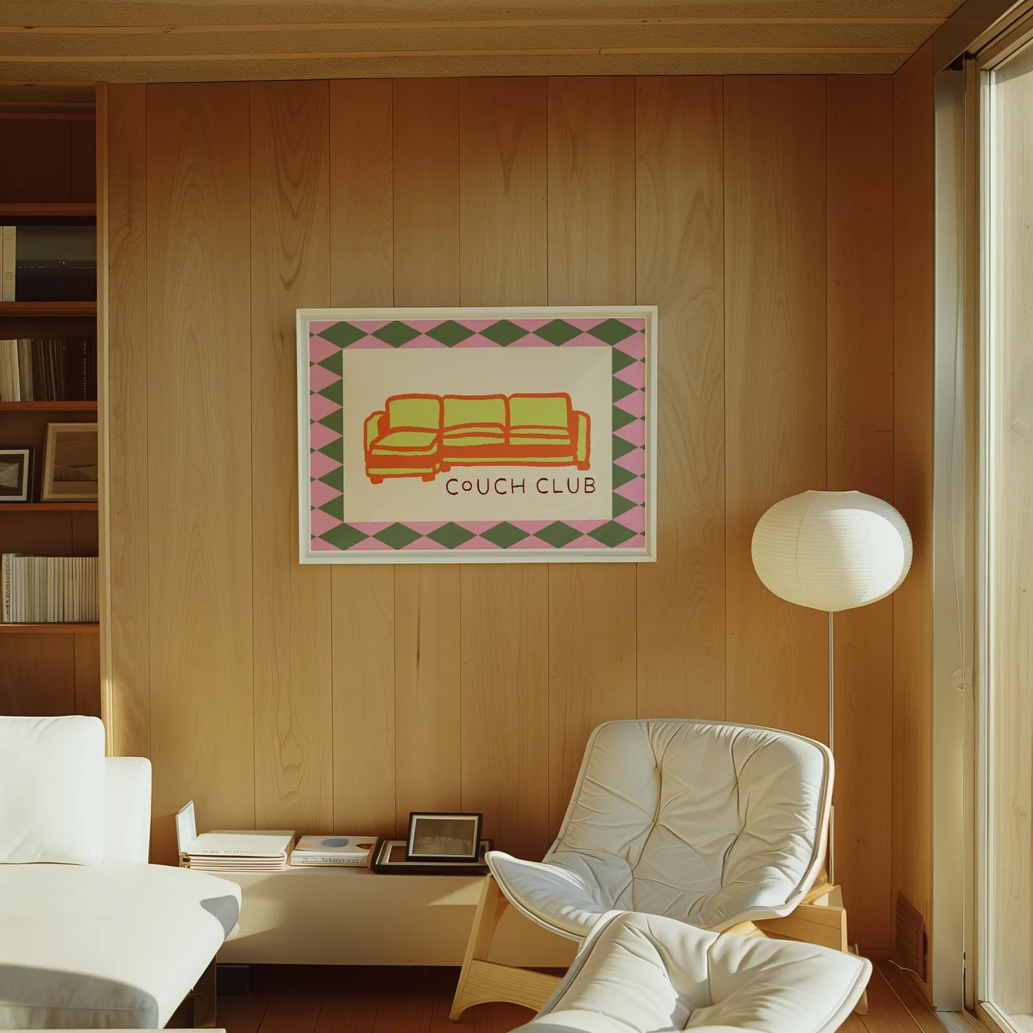 Maddison Ball Couch Club affiche typographie