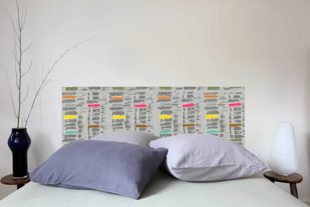 Mademoiselle Tiss Pastilles tête de lit en tissu