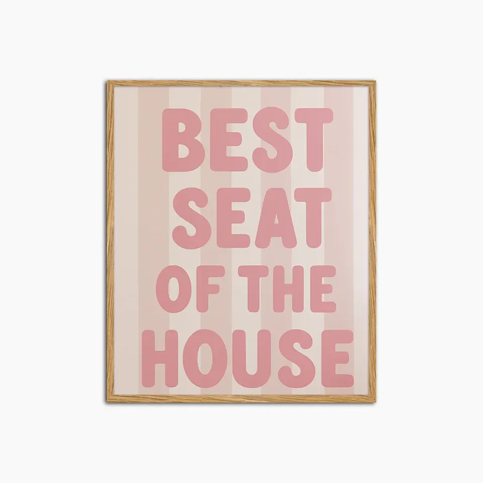 Any Image Best Seat tableau encadré