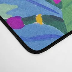 Society6 Colorful Jungle tapis de bureau tigre