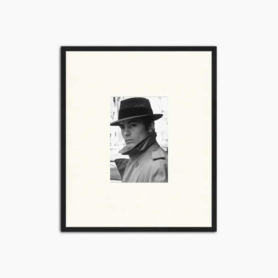 Any Image Alain Delon Le Samourai toile encadrée