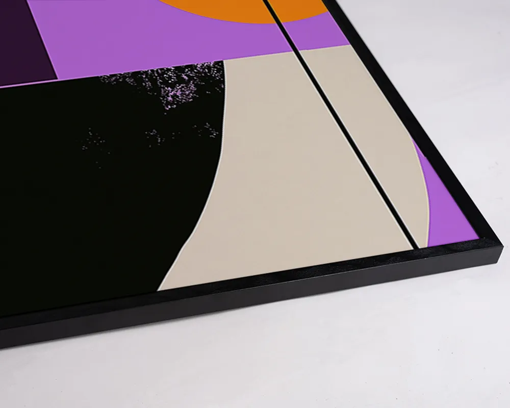 Any Image Purple Abstract toile encadrée abstraite