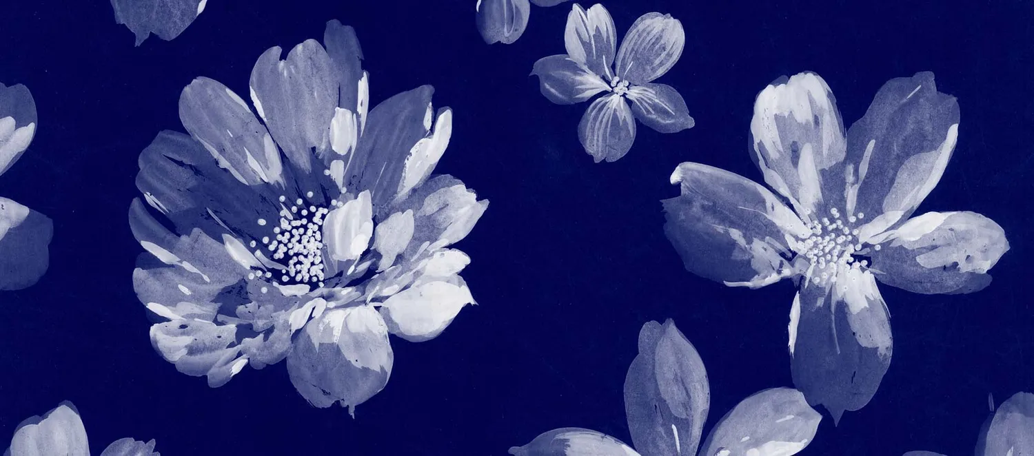 Mademoiselle Tiss Pistilles tête de lit tissu floral