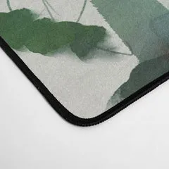 Society6 Floral Abstract Summer tapis de bureau fleurs corail