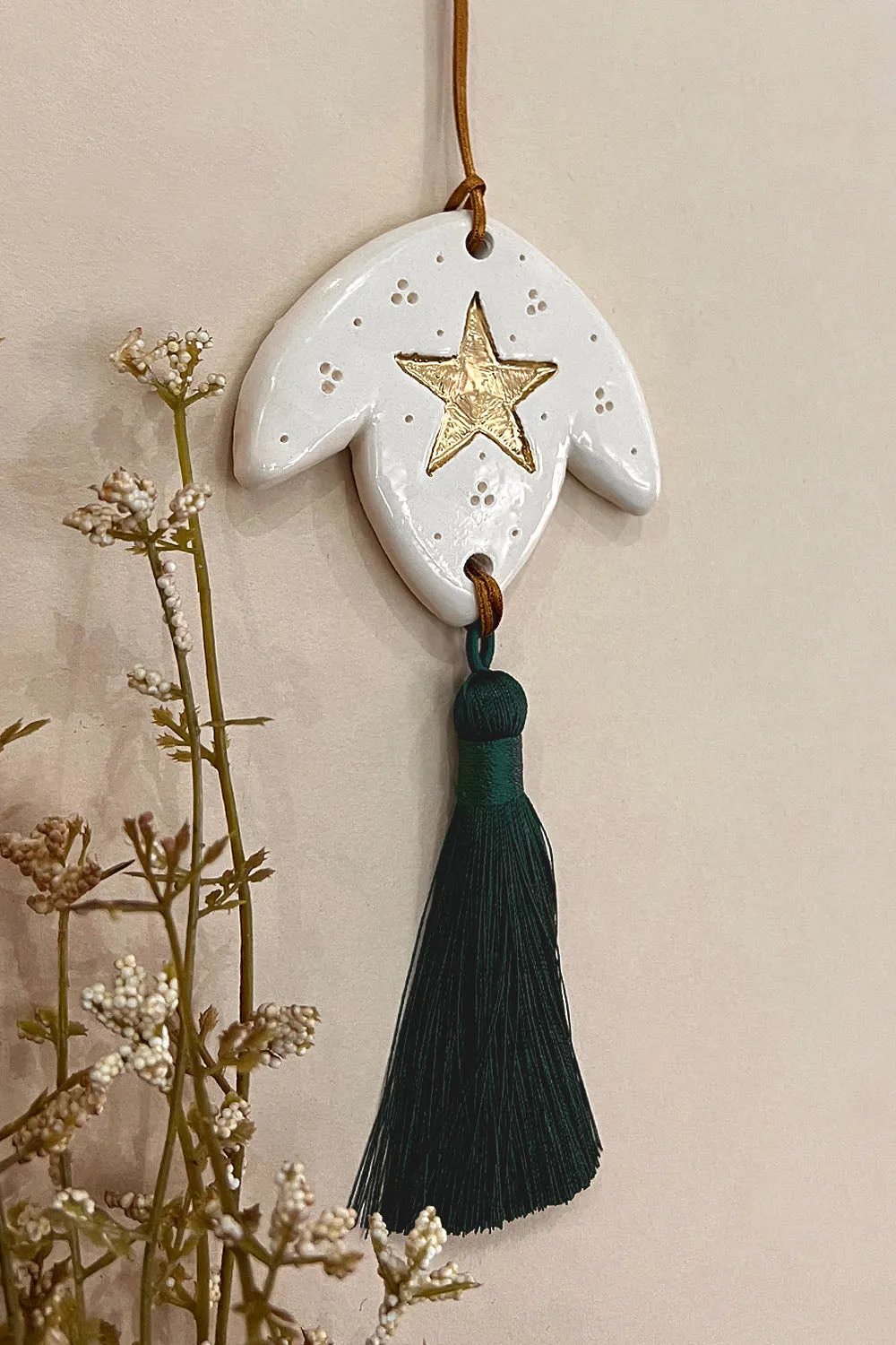 Biankaléone Grigri à l'étoile d'or grigri 7 x 15 cm