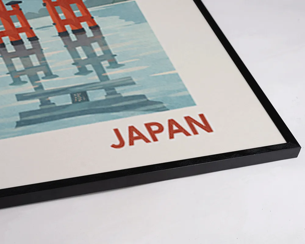 Any Image Torii Japan affiche encadrée