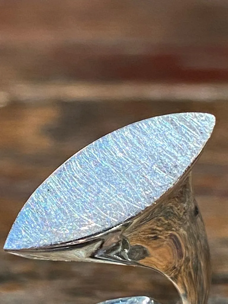 Galerie Kara quartz fumé 2 bague argent sterling pierre naturelle