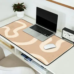 Society6 Organic Flow tapis de bureau lignes sable