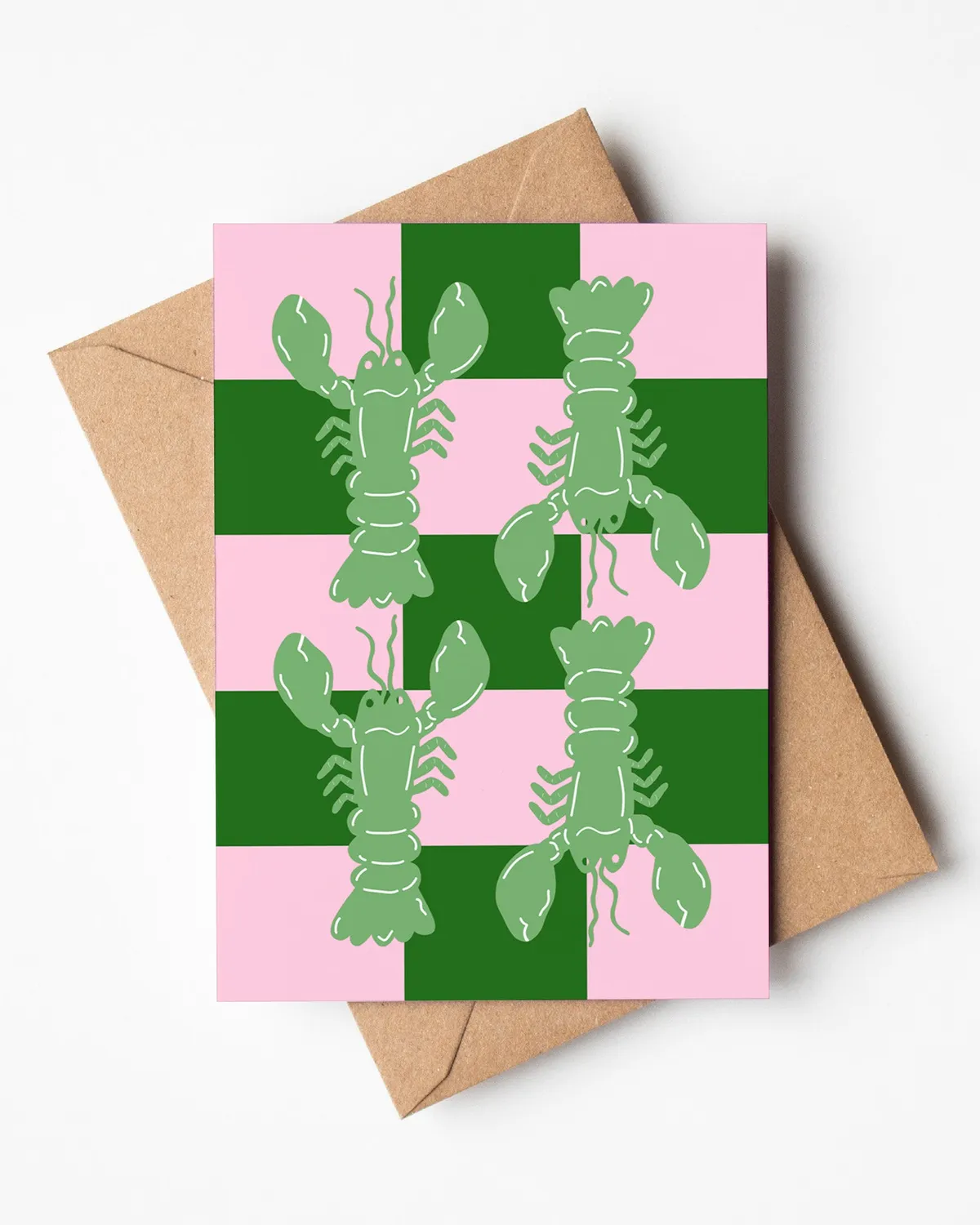 Maddison Ball Lobster Tile carte A6 homard