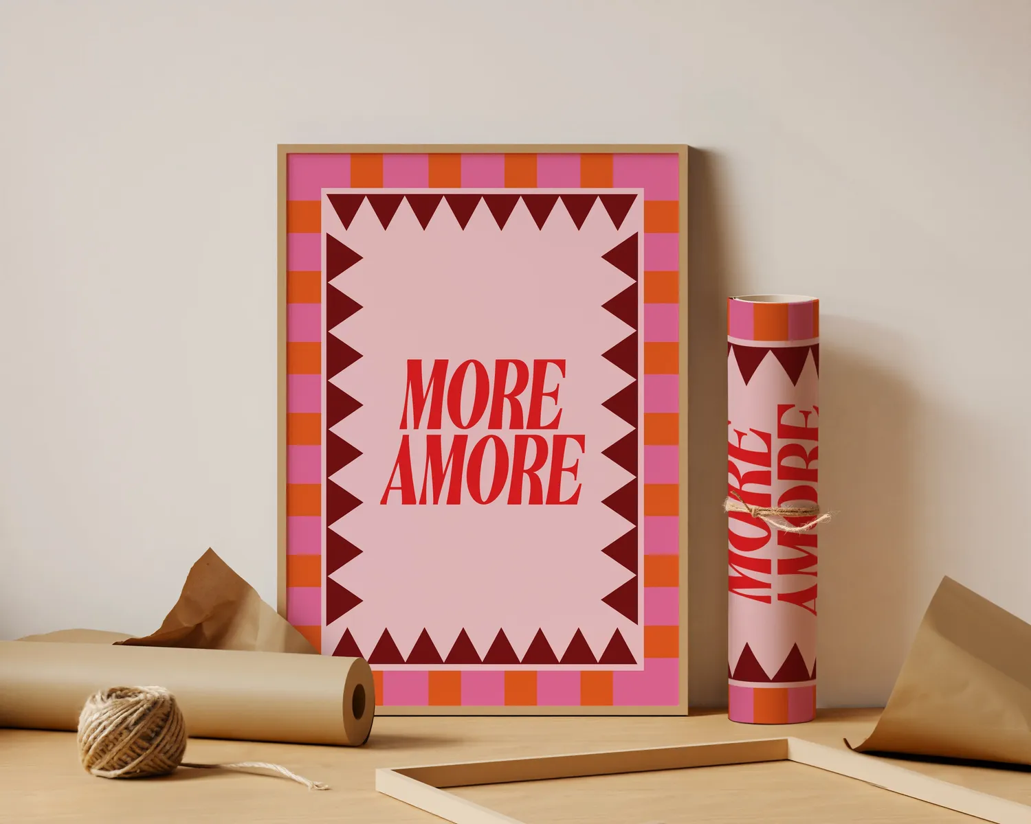 Maddison Ball More Amour affiche typographique