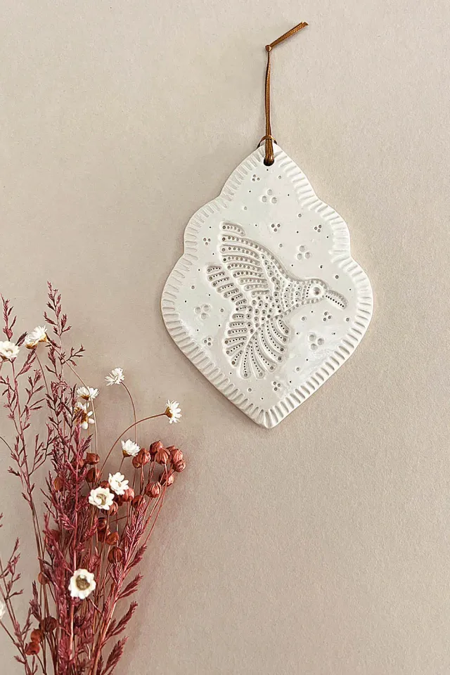 Biankaléone Talisman Colibri talisman mural 10x14 cm encadré