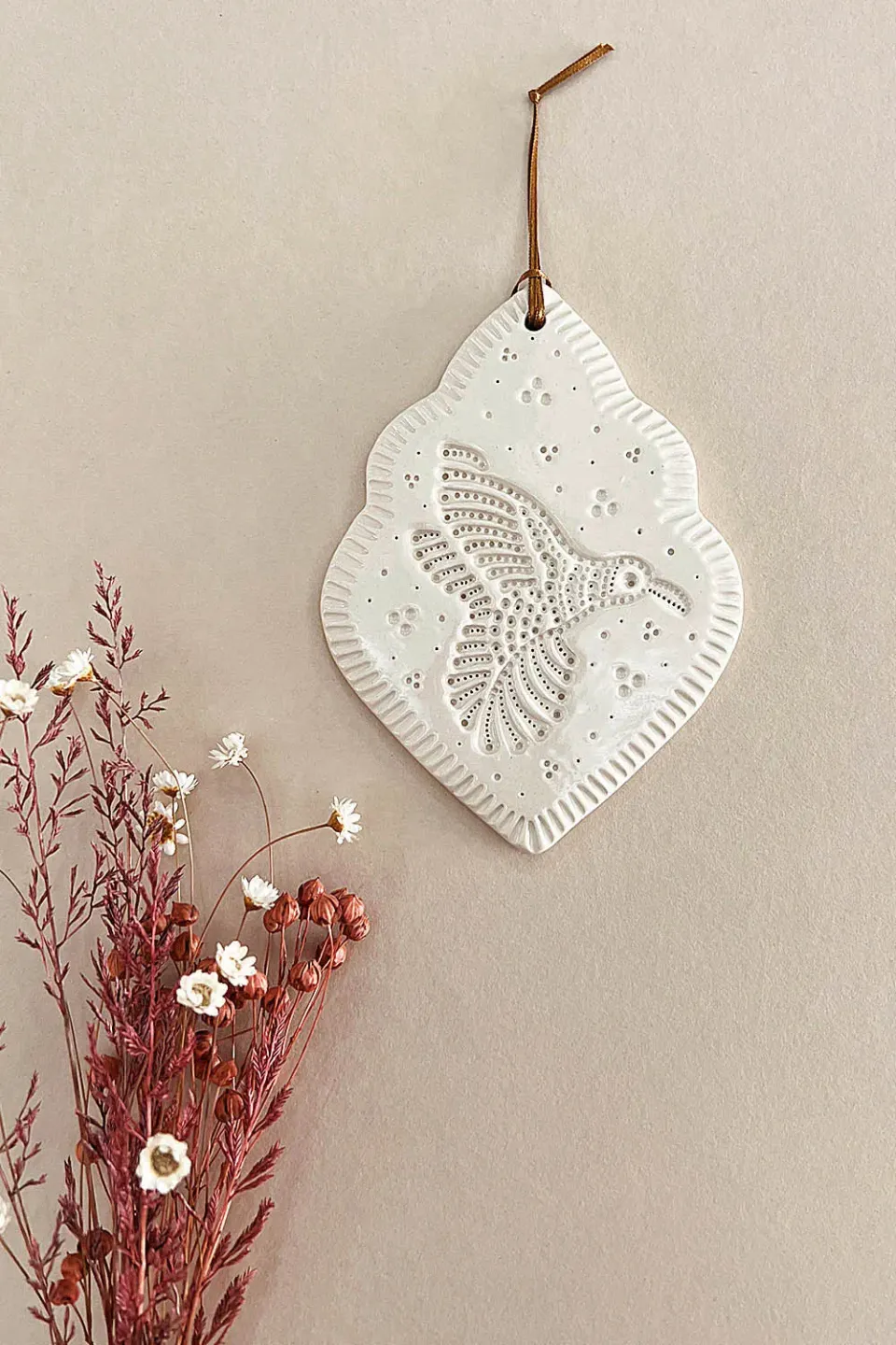 Biankaléone Talisman Colibri talisman mural 10x14 cm encadré