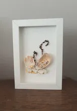 Sandrine Ramona Tableau Huitre III tableau huître porcelaine 10 × 15 cm