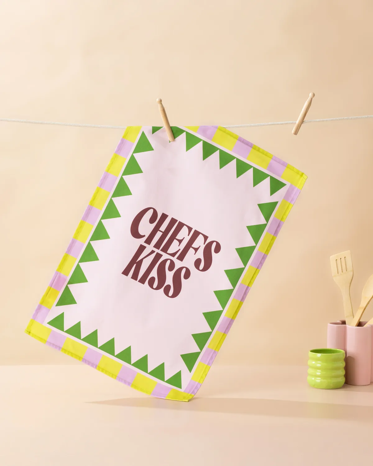 Maddison Ball Chef's Kiss torchon coton 68x45cm