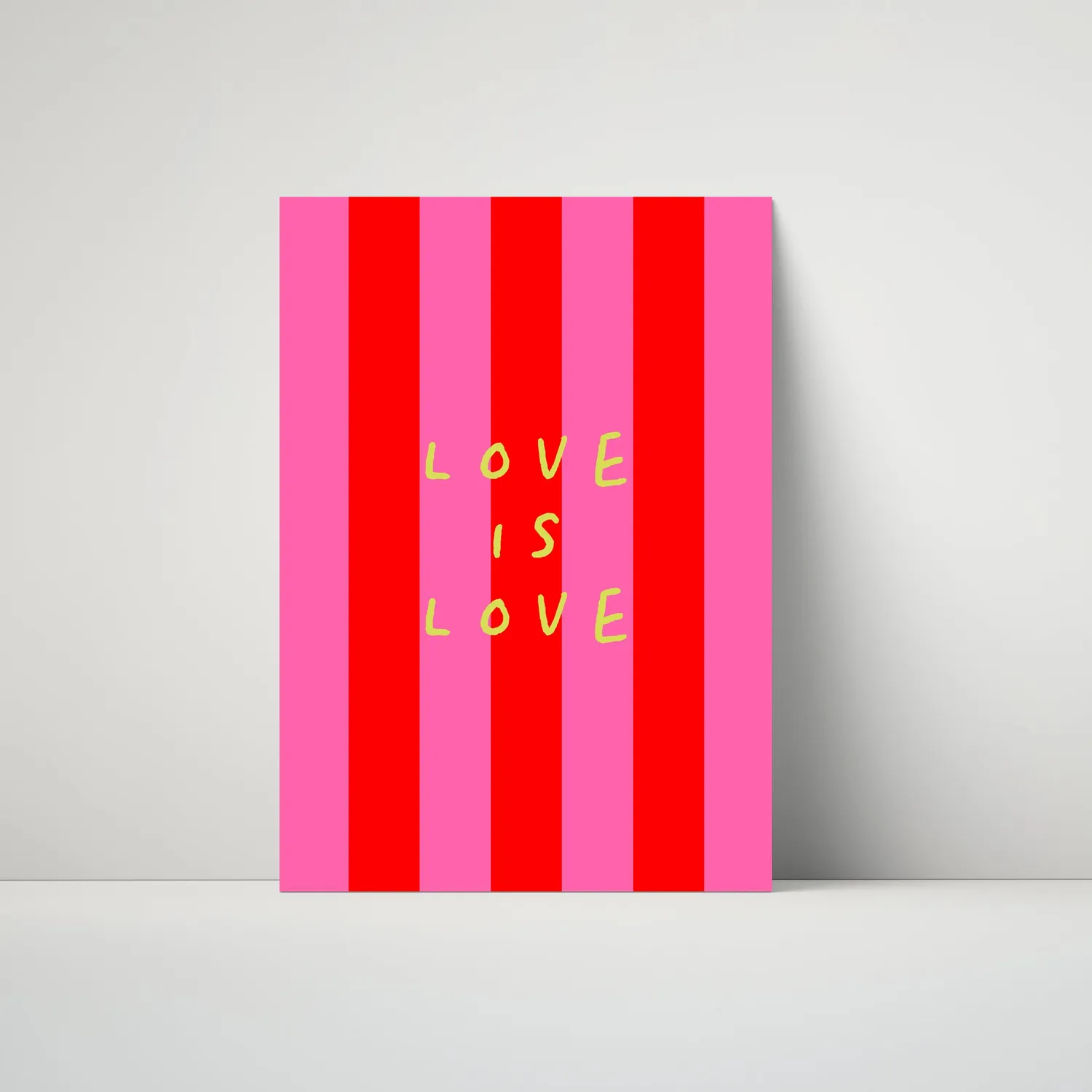 Maddison Ball Love is Love affiche typographique