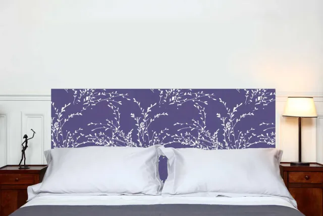 Mademoiselle Tiss Rameaux tête de lit tissu lavable
