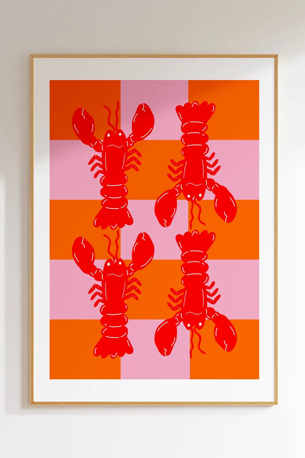 Maddison Ball Lobster Tile affiche homard