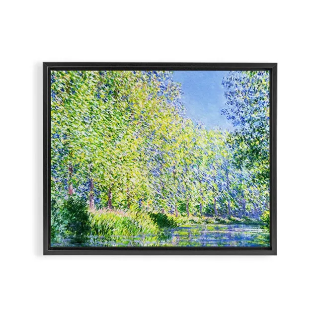 Society6 Monet Bend in the River Epte toile encadrée