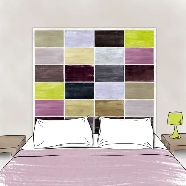 Mademoiselle Tiss Gourmandises tête de lit tissu design