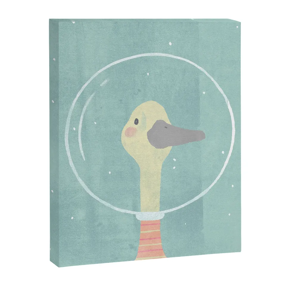 Society6 Space Goose toile imprimée