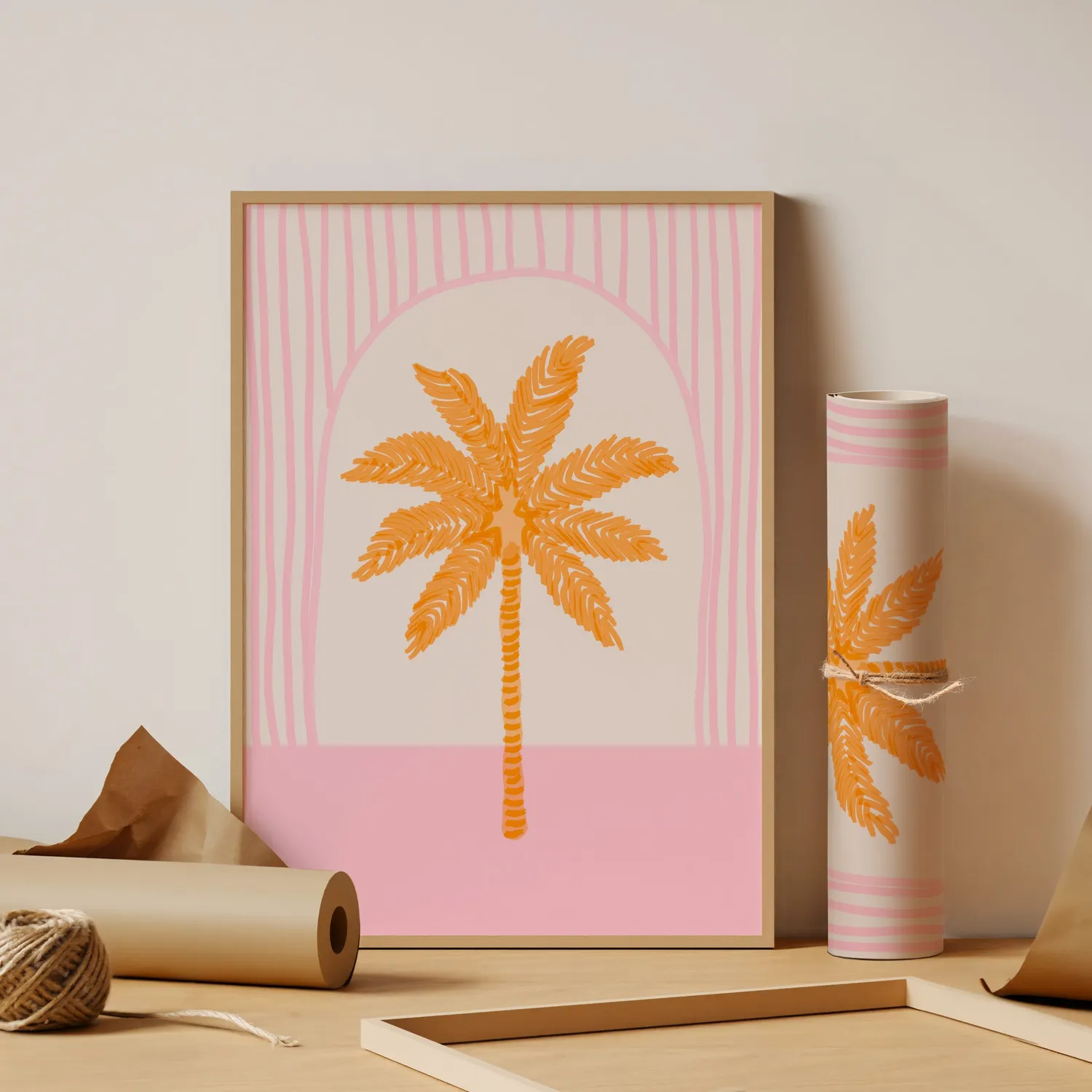 Maddison Ball Palm Tree Tile affiche tropicale