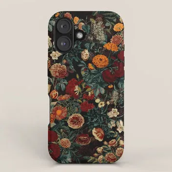 Society6 Exotic Garden Night XXI tapis de bureau fleurs nuit