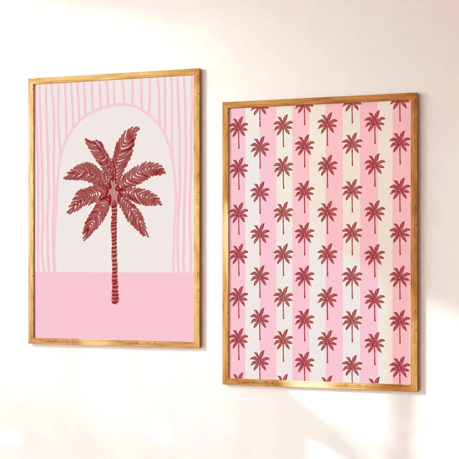 Maddison Ball Palm Tree Stripe affiche tropicale