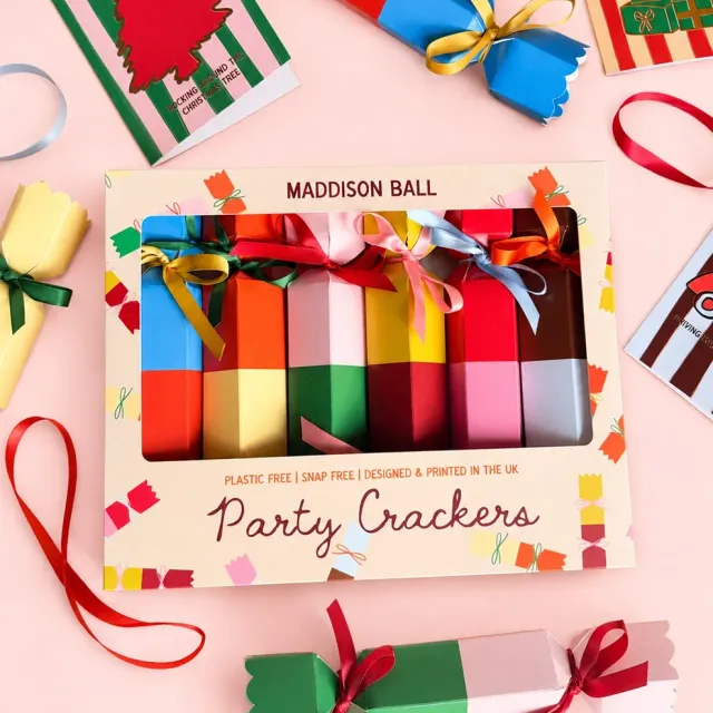 Maddison Ball Fill-Your-Own crackers de Noël
