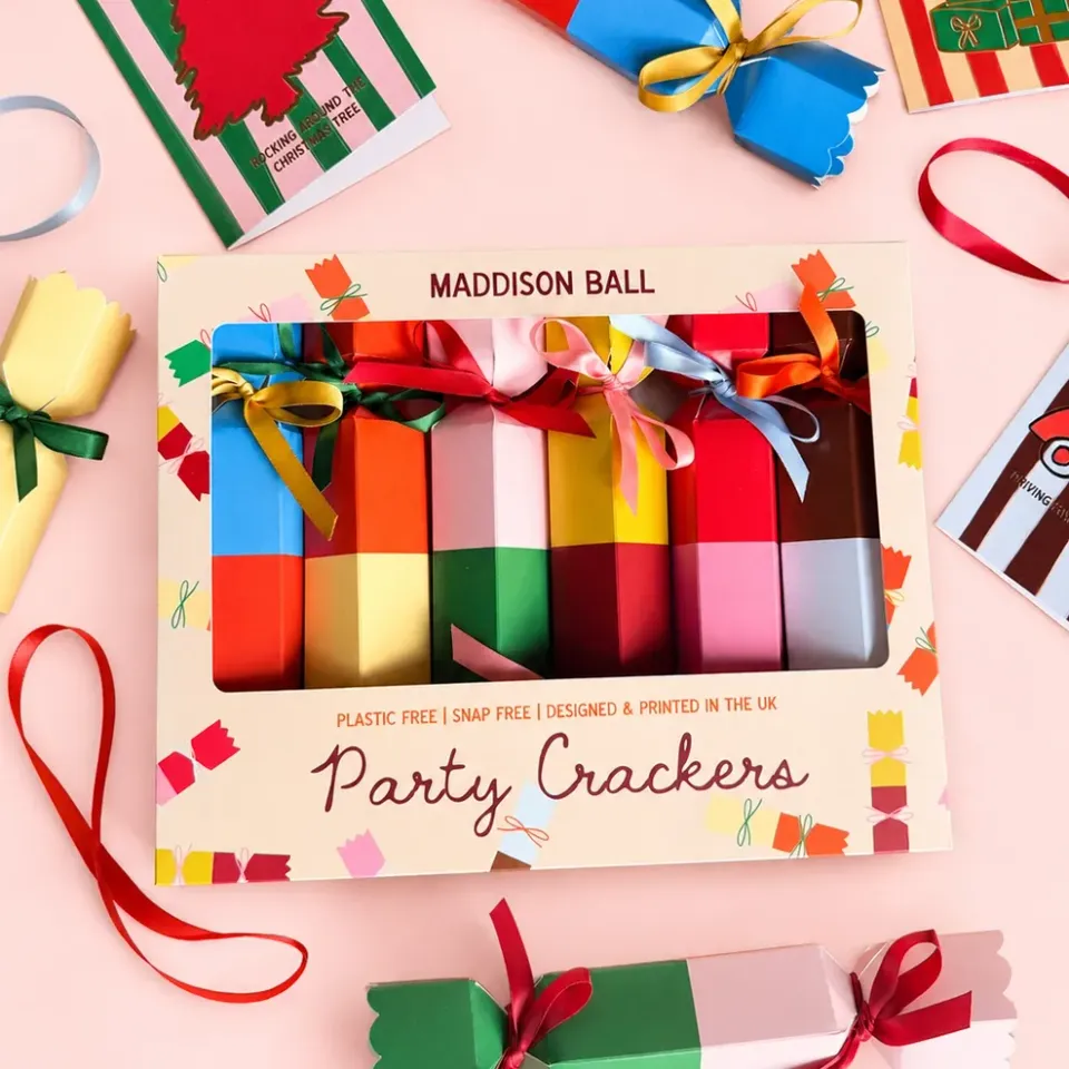 Maddison Ball Fill-Your-Own crackers de Noël
