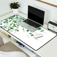 Society6 Eucalyptus Watercolor tapis de bureau eucalyptus aquarelle