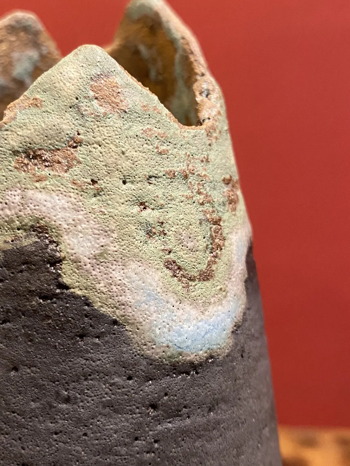 Galerie Kara Gaia vase grès émaillé fait main