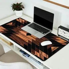 Society6 Urban Tribal Pattern No.7 Aztec tapis de bureau bois