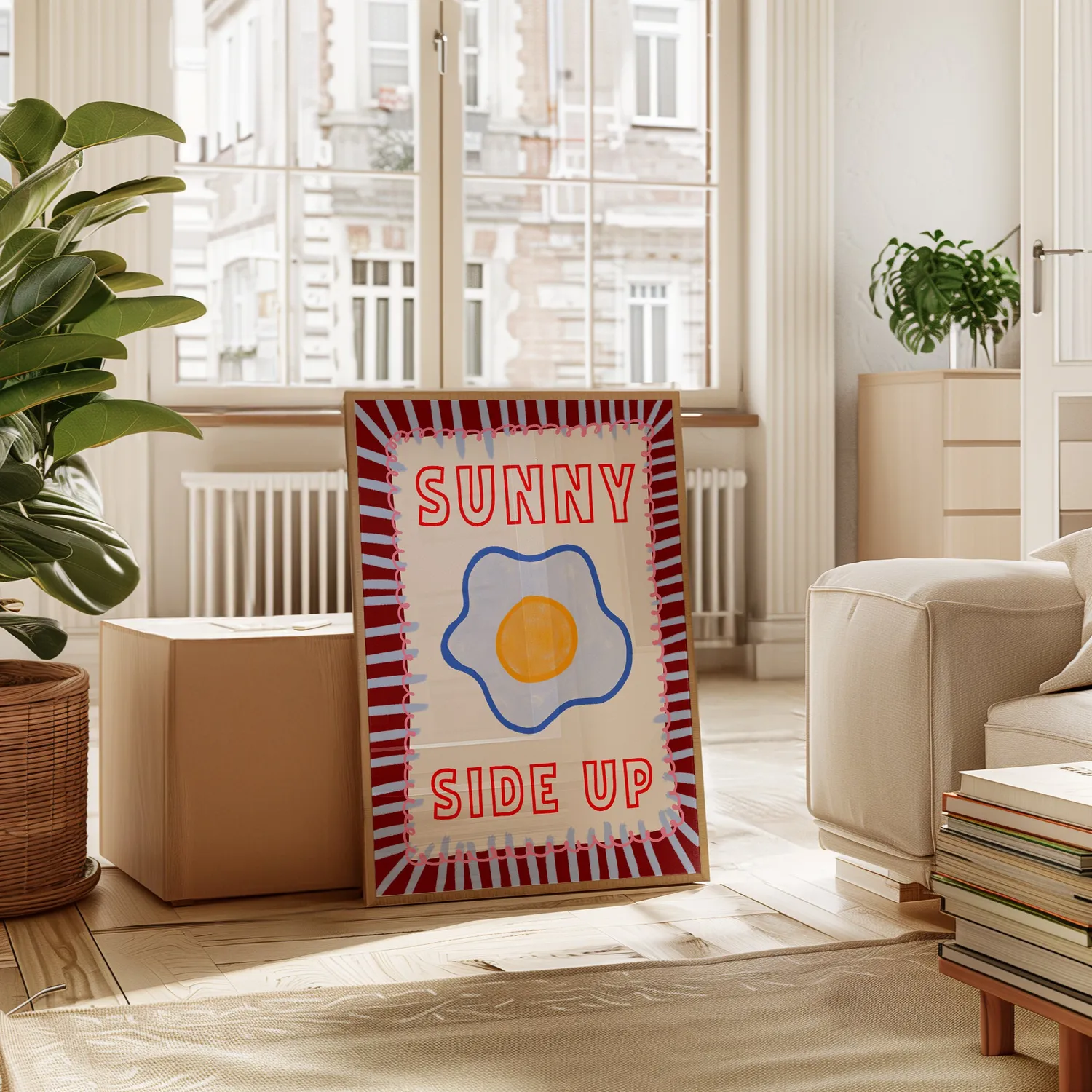 Maddison Ball Sunny Side Up affiche cuisine