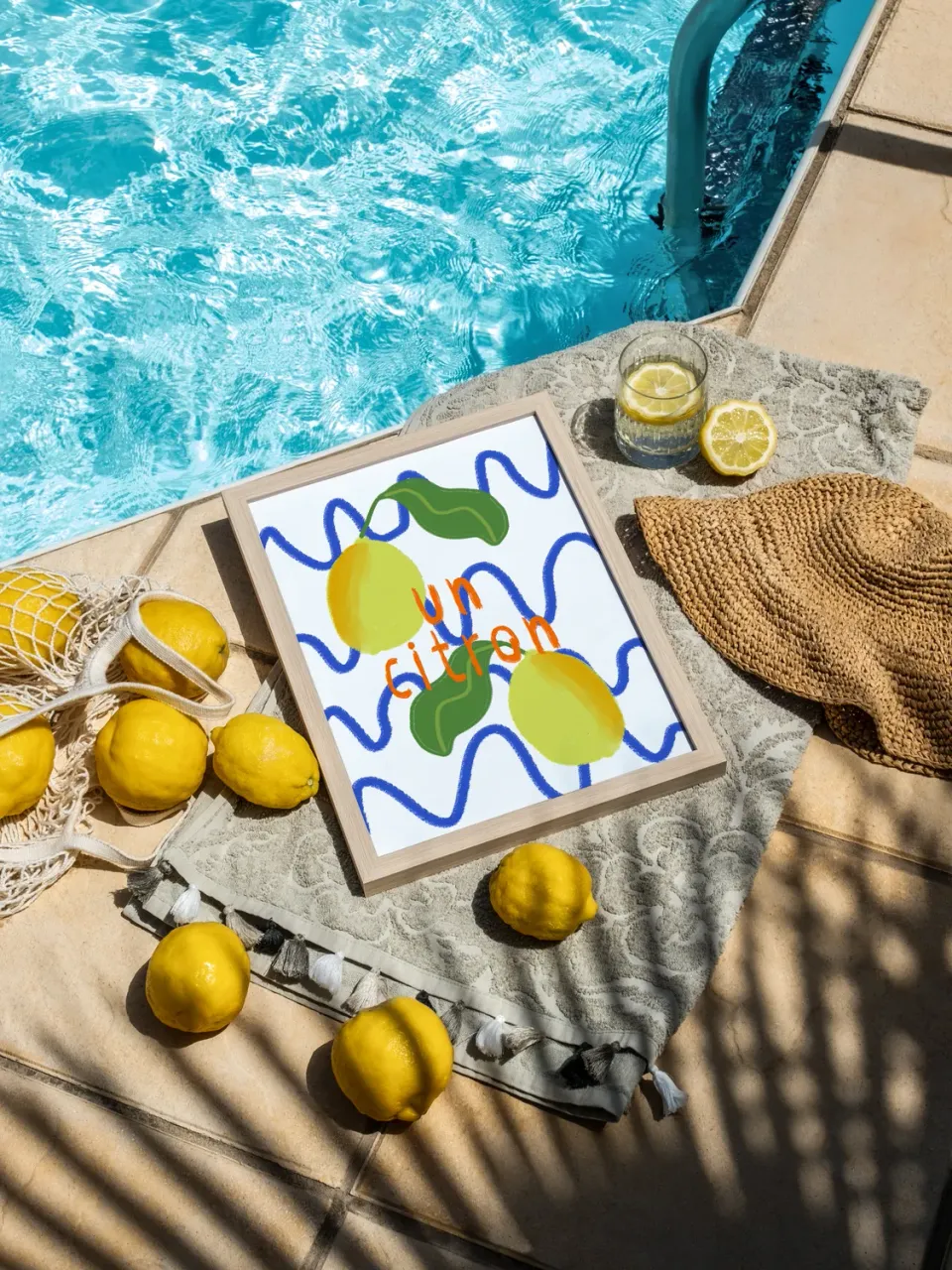 Maddison Ball Un Citron affiche citrons cuisine