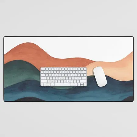 Society6 Colors of the Earth tapis de bureau terracotta