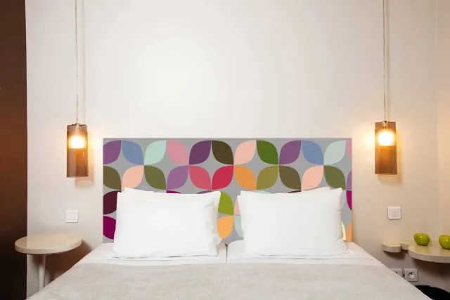 Mademoiselle Tiss Sucrée tête de lit tissu tons doux