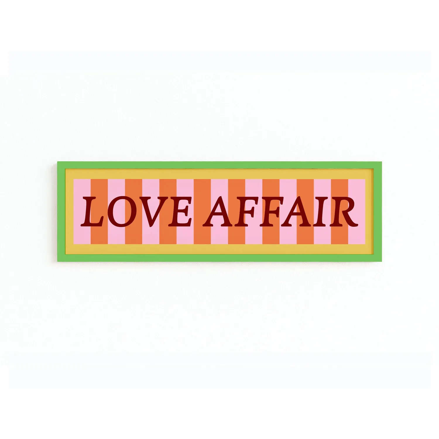 Maddison Ball Love Affair affiche panoramique 60 x 12 cm