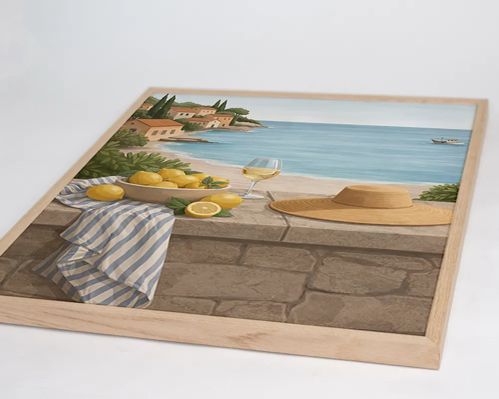 Any Image Liv Corday Lemon Coast affiche encadrée
