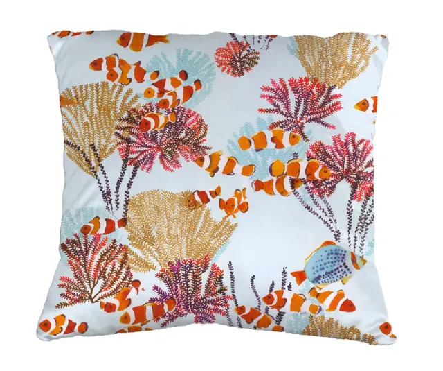 Mademoiselle Tiss Coussin Coraux polyester lavable