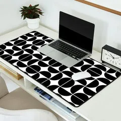 Society6 Mid Century Geometric 04 tapis de bureau