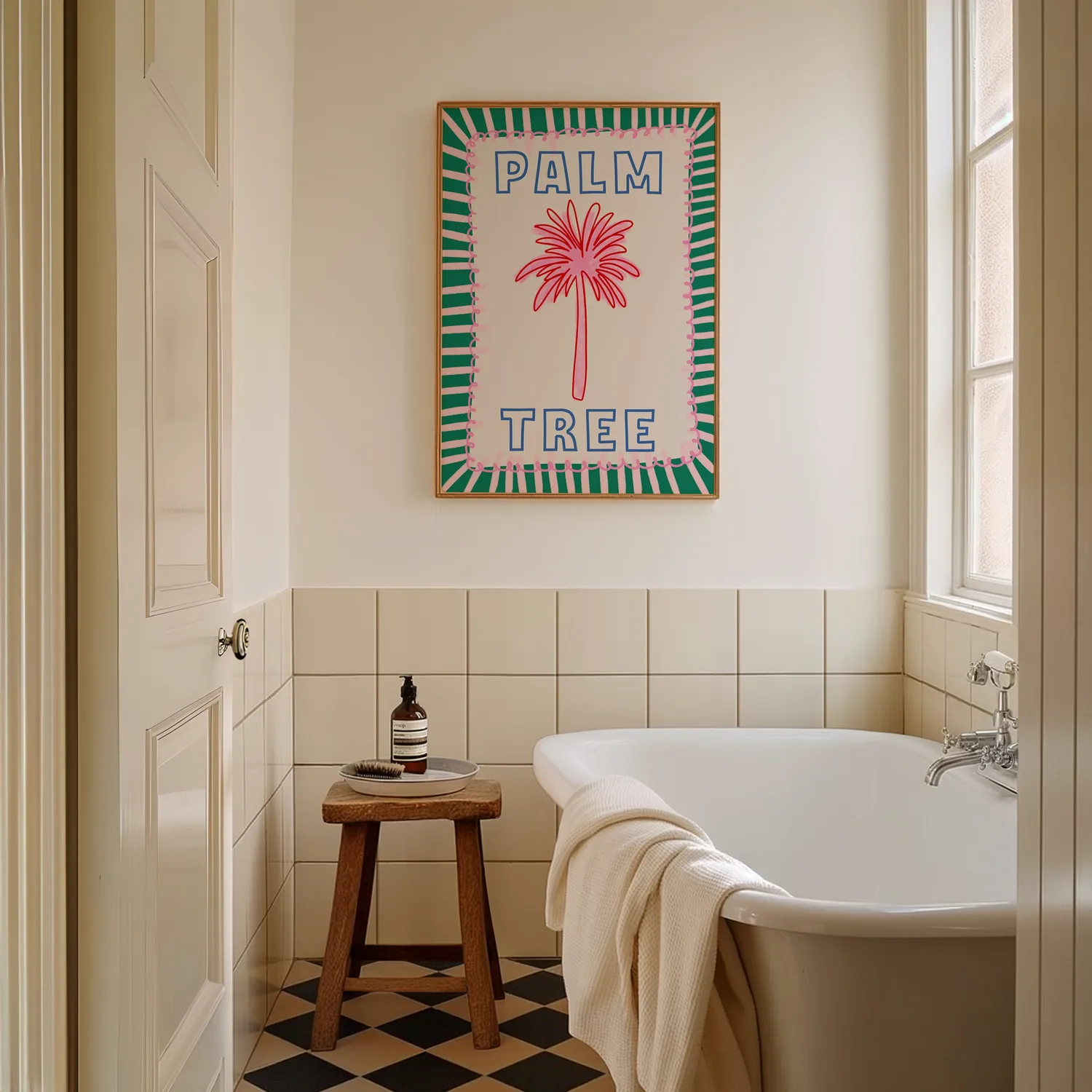 Maddison Ball Palm Tree affiche tropicale