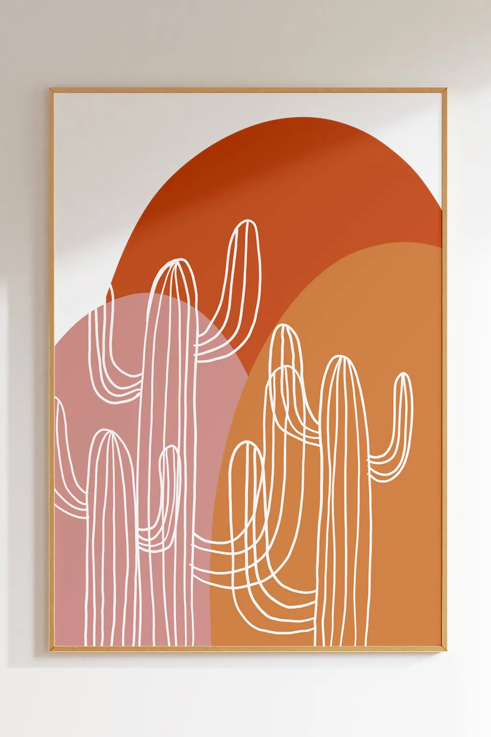 Maddison Ball Trio of Cacti affiche