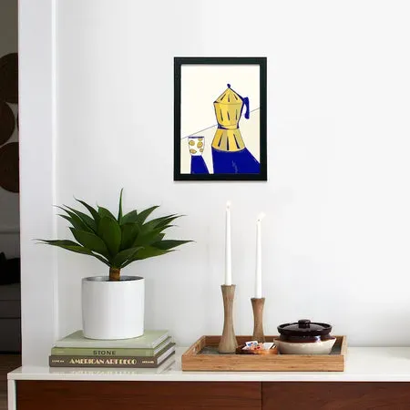 Society6 Morning Smiles affiches encadrées 9x12