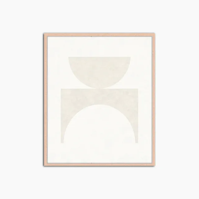 Any Image Liv Corday The Shape of Calm toile encadrée abstraite