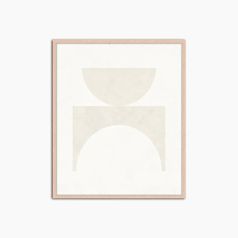 Any Image Liv Corday The Shape of Calm toile encadrée abstraite